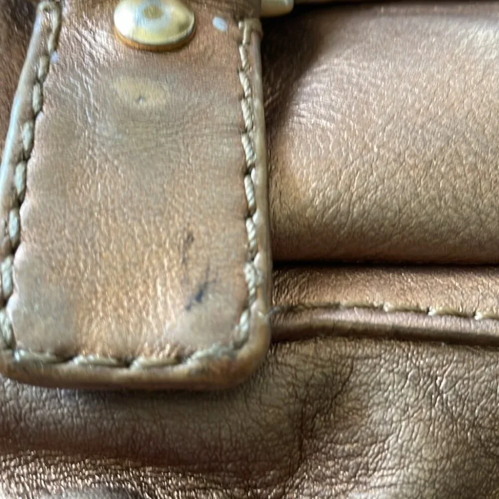 Michael Kors Austin Bronze Metallic Leather Large Hobo Bag - Picture 14 of 15